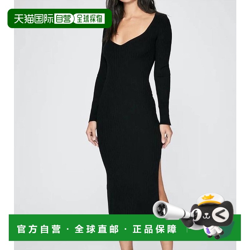 自营 paige黑色Minette连衣裙 美国奥莱直发