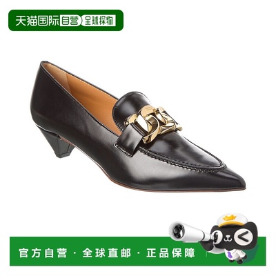 自营 tod'sTOD’s 皮革高跟鞋 - 黑色 美国奥莱直发乐福鞋单鞋