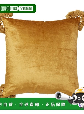 自营 roselliRaj Terracotta 天鹅绒枕头 - 橄榄色 美国奥莱直发