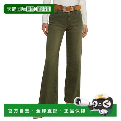 自营L'AGENCE Scottie高腰Picholine阔腿牛仔裤-多色 美国奥莱直