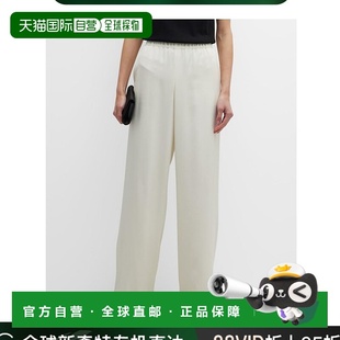 148 new 丝绒裤 美国直邮 宽腿松紧 休闲裤 lafayette 女士 york