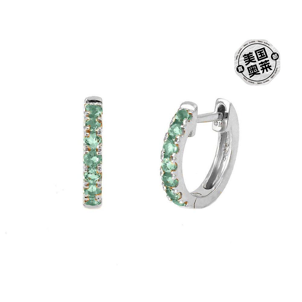 monary1 Carat Triple Row Diamond Hoop Earrings In Sterling S