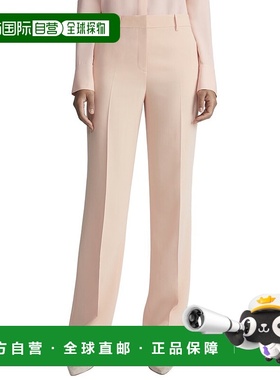 自营Lafayette 148 New York Plus Gates长裤-粉红色 美国奥莱直