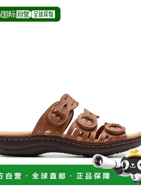 自营Clarks Laurieann Ruby in Brown Leather - tan leather 美