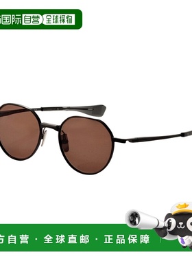 自营Dita Unisex 50 mm Black Sunglasses - black iron antique