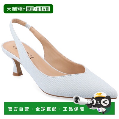 Journee Collection 女式 Mikoa 高跟鞋 - 牛仔布 【美国奥莱】直