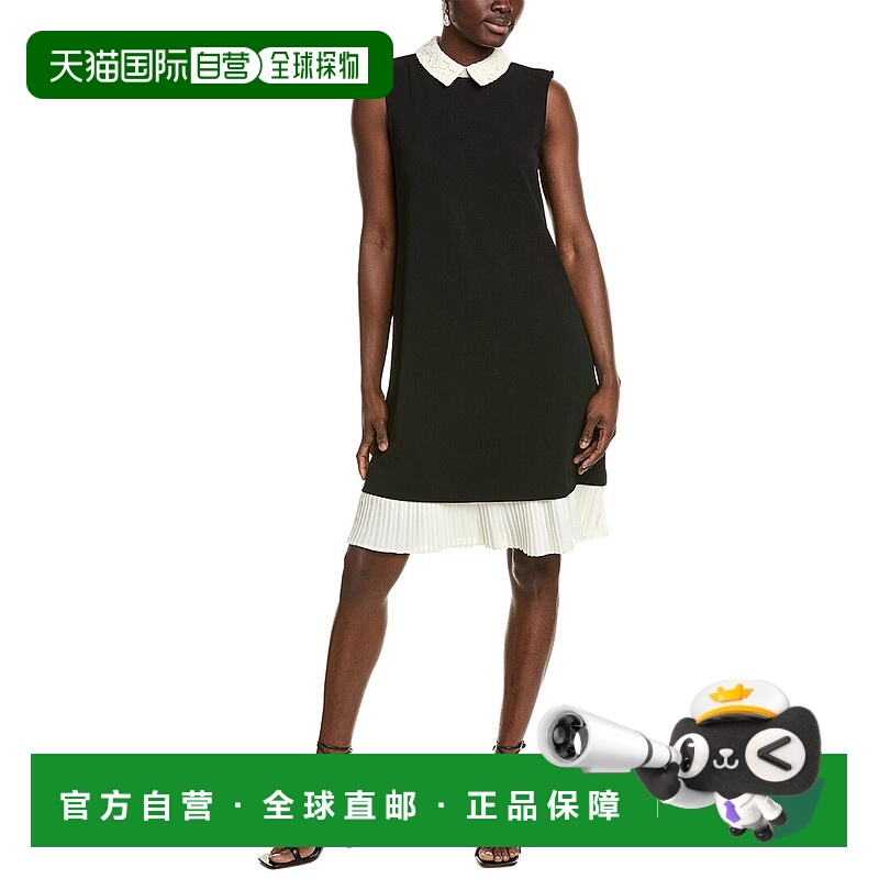 自营Nanette Nanette Lepore Midi连衣裙-黑色 美国奥莱直发