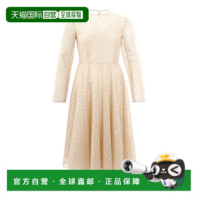 自营Lardini Cotton Cocktail Women's Dress - beige 美国奥莱直