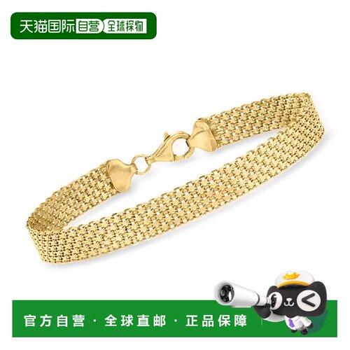 自营Ross-Simons 18kt Yellow Gold Over Sterling Silver Bismar
