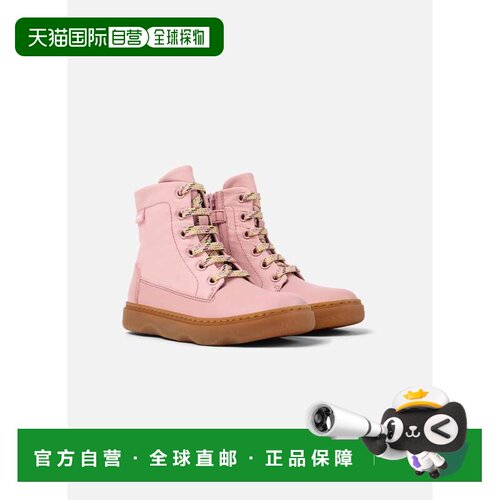 自营camper脚踝靴儿童露营儿童Kiddo儿童-粉红色 美国奥莱直发