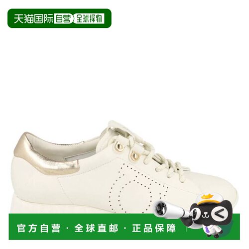 自营salvatore ferragamoFerragamo Ninfa White Sneakers - whit