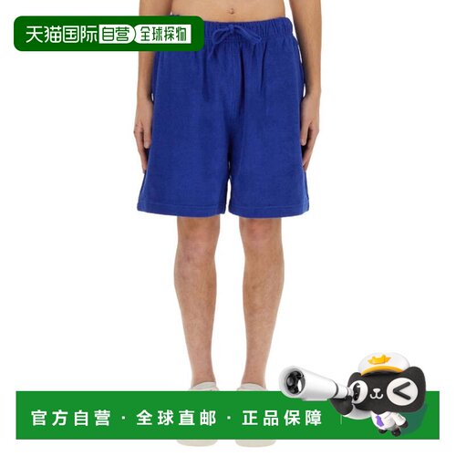 自营burberryCotton Bermuda Shorts - blue 美国奥莱直发短裤
