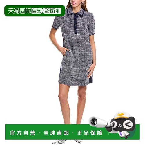 自营Nicole Miller Mini Shirtdress - Blue 连衣裙美国直发奥莱