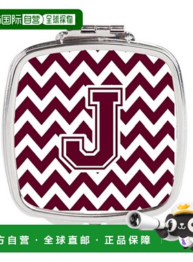 自营 Carolines Treasures CJ1051-JSCM Letter J Chevron M正品