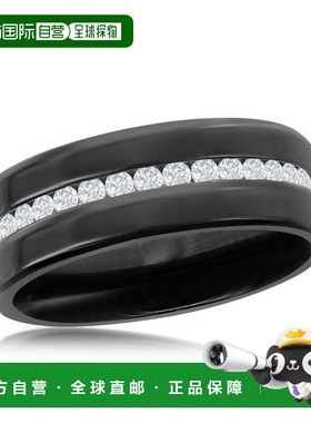 自营blackjackBACKJACK 不锈钢黑色永恒表带 w/CZ - 黑色 美国奥