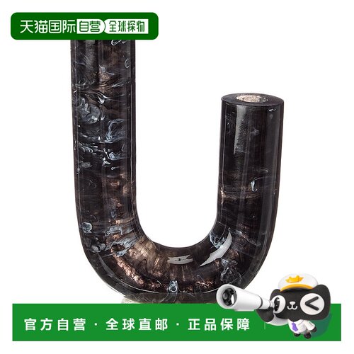 自营Jonathan Adler Mustique Double Tube Vase - black 美国奥