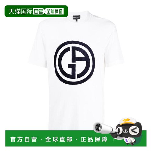 Giorgio Armani logo印花T恤 3KSM66SJSVZ 【付后1h可退】短袖