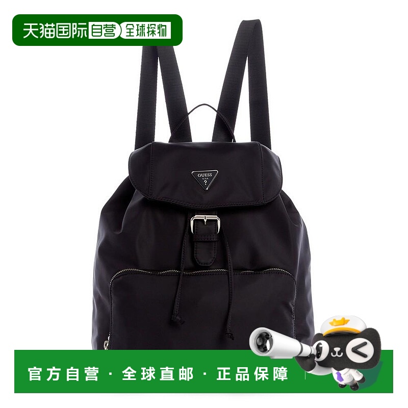 美国直邮GUESS 通用 双肩包大号尼龙防水背包尼龙袋精致