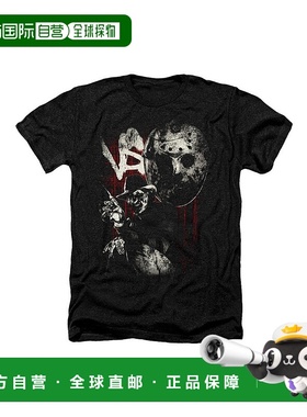 自营 gildanFreddy Vs Jason Scratches 成人 Heather T 恤/T 恤