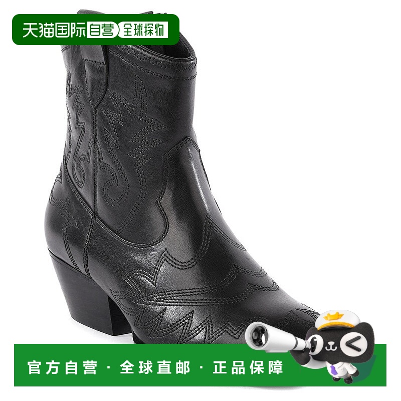 自营 seychelles塞舌尔鹰岩皮靴-黑色 美国奥莱直发女靴西部靴