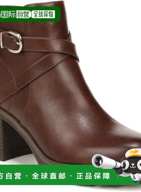 自营Naturalizer Madalynn Boots Women's Cinnamon Faux Leather