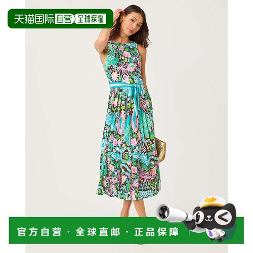 自营lilly pulitzerGracyn Midi Dress - multi royal zoo engine