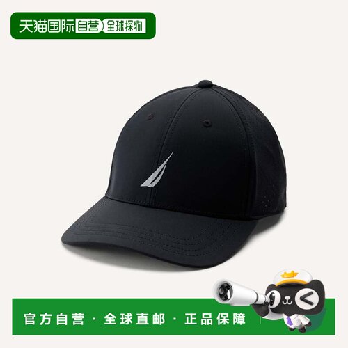 自营Nautica Mens Navtech Performance Cap - true black 美国奥
