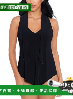 自营 magicsuit魔术服Izzy Tankini-黑色 美国奥莱直发性感泳衣
