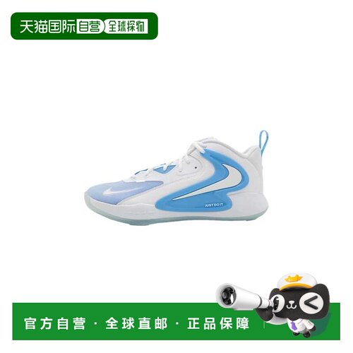 自营Nike Zoom Hyperset 2白色/白色-Valor蓝色FQ7070-100男士-白