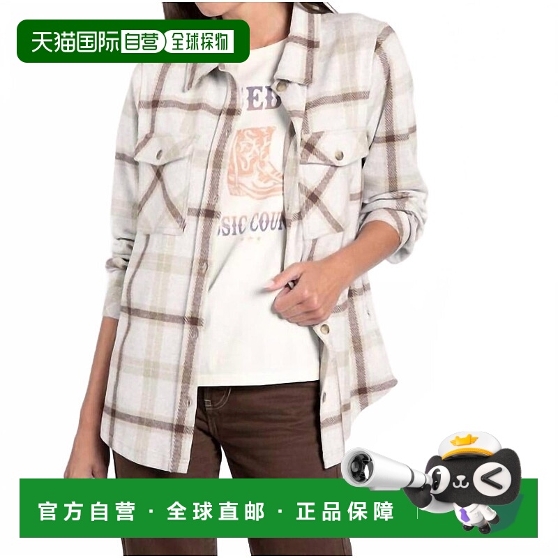 自营thread & supplyWeston Jacket In Brown Sage Plaid - brown