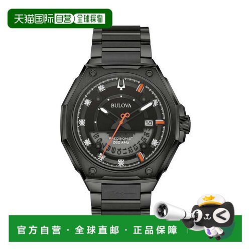 自营Bulova Marc Anthony系列黑色系列X手表-黑色 美国奥莱直发