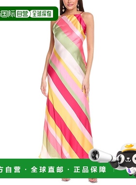 自营 Ramy Brook Sadie Maxi连衣裙-粉红色 美国奥莱直发长裙