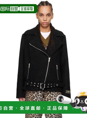 1h可退 香港直邮潮奢 GANNI 甘尼 女士 黑色 Textured Boucle Woo