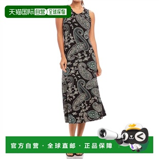 自營karen Midi連衣裙 佩斯利 美國奧萊直發(fā) kane佩斯利無袖