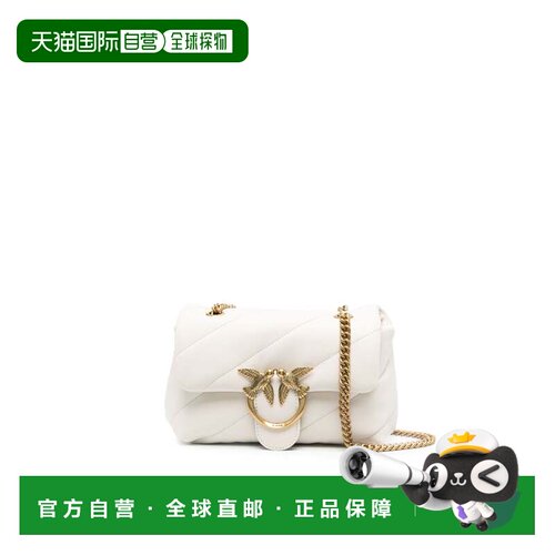 自营pinkoMini Love Bag Puff Maxi Quilt White Silk/Antique Go