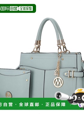 自营mia k collectionTenna 纯素皮革女式挎包带腕带 - 海泡棉 【