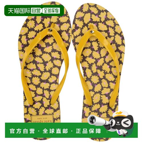 自营Kate Spade New York Natal Chartreuse/Sunny Bloom Rubber