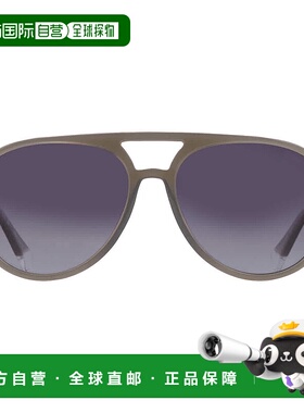自营Polaroid Polarized Grey Shaded Pilot Men's Sunglasses PL