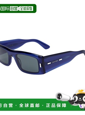 自营Calvin Klein Unisex 52 mm Blue Sunglasses - blue 美国奥
