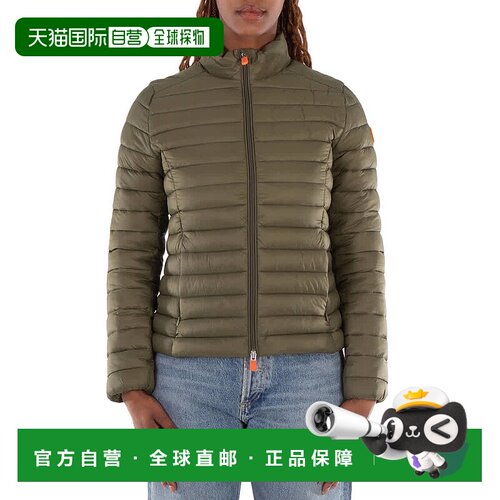 自营 Save The Duck女士绿色Carly羽绒服-绿色 美国奥莱直发夹克