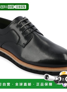 自营 vance co.Vance William纯趾德比-黑色 美国奥莱直发德比鞋