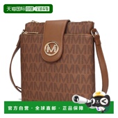mia 标志性斜挎包 自营 collection箭牌 黄褐色 美国奥莱直