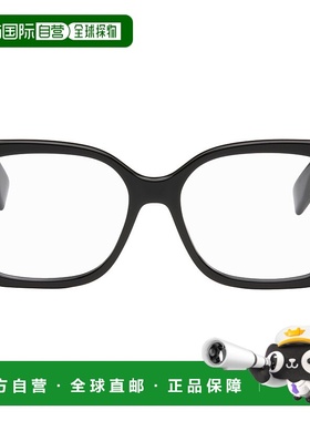 1h可退 香港直邮潮奢 Fendi 芬迪 女士 黑色 Lettering Rectangle