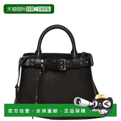 自营Walter Baker Brooks Studded Leather Satchel - black 美国