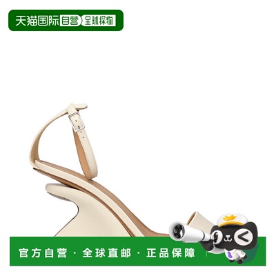 自营off-whiteOff- Leather Women's Platforms - beige 美国奥莱