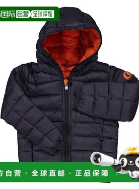 自营 Save The Duck Kids Icon Puffer Jacket - black 美国奥莱