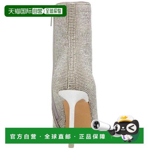 自营Steve Madden EIysia-R短靴水钻ELYS06S1-RHI女士-银色 美国