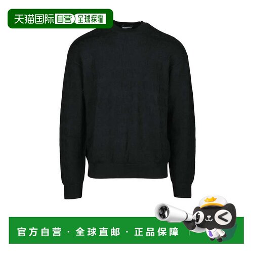 自营emporio armaniSweater Virgin Wool - Black - black 美国奥