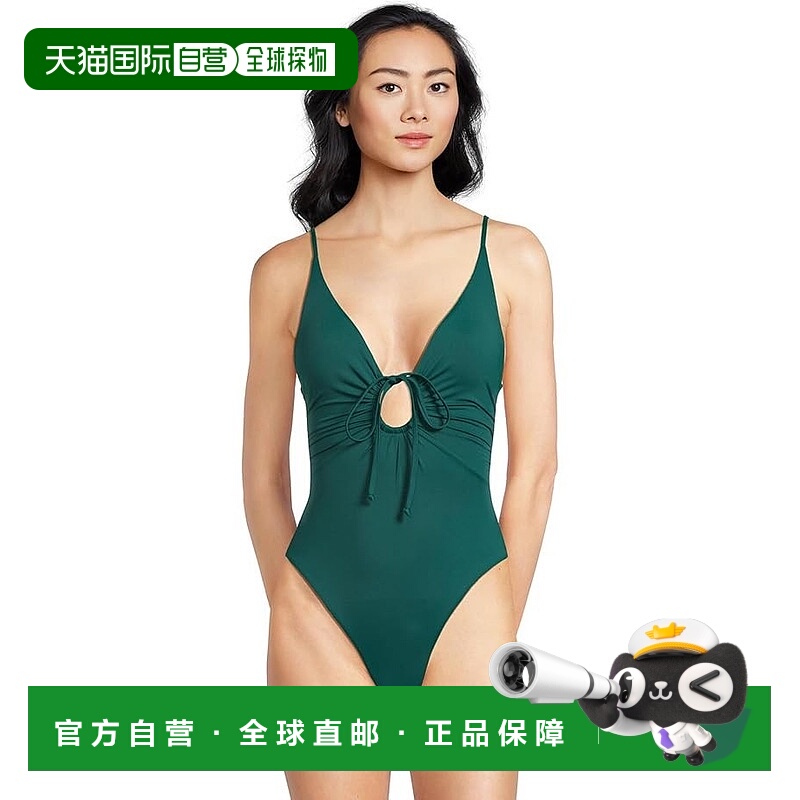 自营l spaceL*Space Piper Swimsuit Women  Deep Teal Keyhole-T