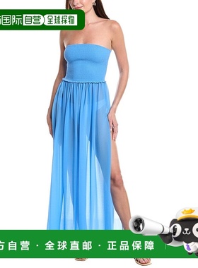 自营 Ramy Brook Calista Maxi连衣裙-蓝色长裙 美国直发奥莱